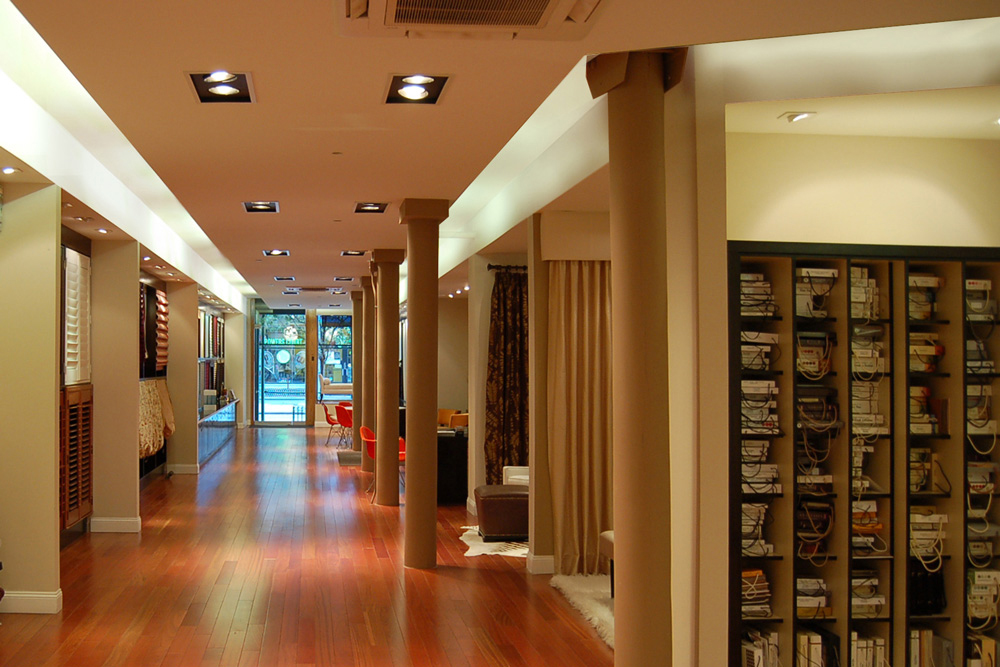 Showroom for Horizon Window Treatments in New York City designed by Soluri Architecture