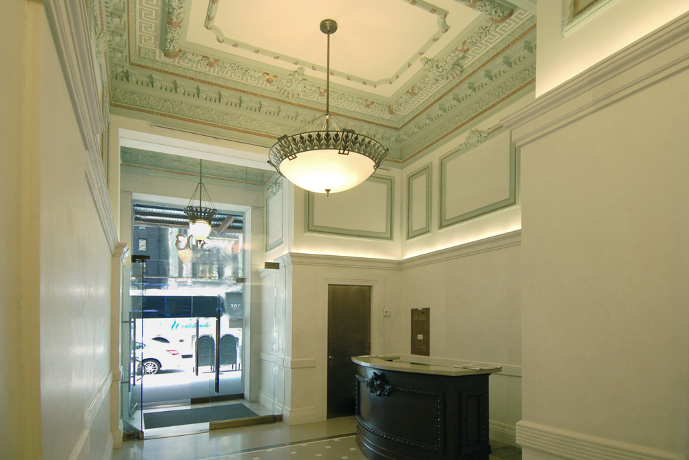 lobby renovation of 303 5th Ave by Soluri Architecture