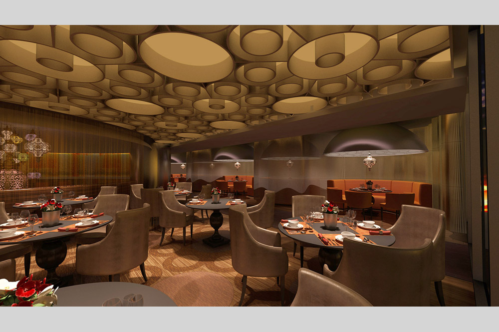 hotel restaurant design by Soluri Architecture