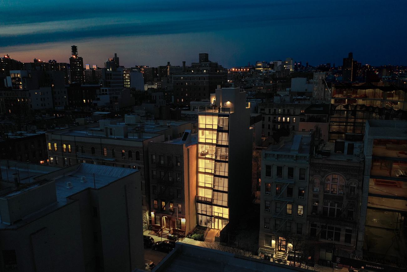 The Vidro, a new multifamily condo building on a small lot in Harlem New York City by Soluri Architecture