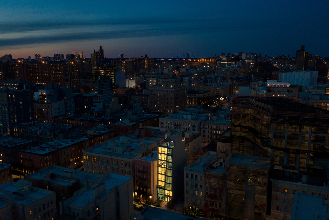 The Vidro, a new multifamily condo building on a small lot in Harlem New York City by Soluri Architecture