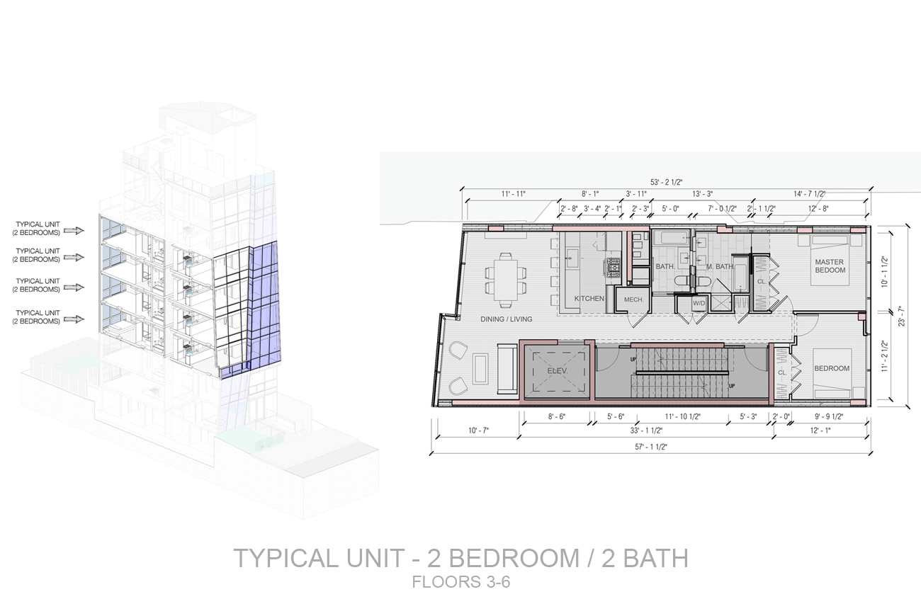 The Vidro, a new multifamily condo building on a small lot in Harlem New York City by Soluri Architecture