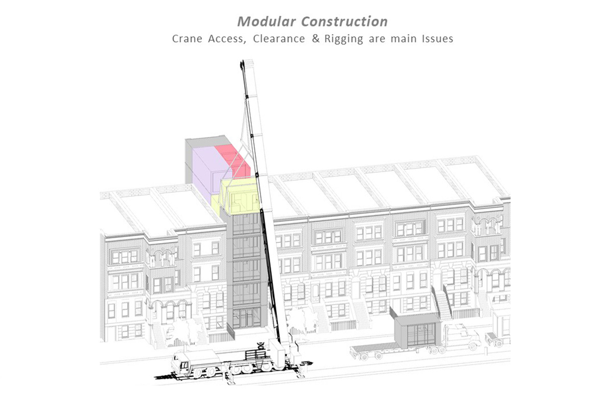 Modular Small Lot Multifamily Building in Harlem New York City by Soluri Architecture